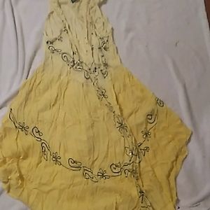 Feelings Free Size Yellow Dress